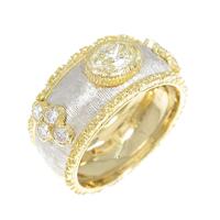 750YG/750WG ダイヤモンド リング 0.41CT