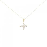 K10YG ダイヤモンド ネックレス 0.29CT
