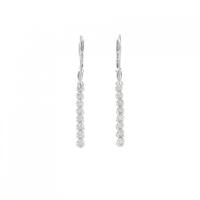 K14WG ダイヤモンド ピアス