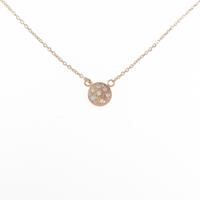 K18PG ダイヤモンド ネックレス 0.06CT