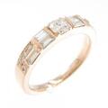 K18PG ダイヤモンド リング 0.23CT