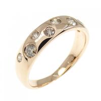 K18PG ダイヤモンド リング 0.30CT