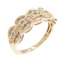 K18PG ダイヤモンド リング 0.60CT