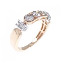 K18PG/K18WG ダイヤモンド リング 0.65CT
