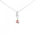 K18WG サファイヤ ネックレス 0.93CT