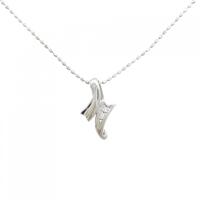 K18WG ダイヤモンド ネックレス 0.01CT