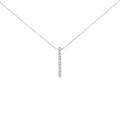 K18WG ダイヤモンド ネックレス 0.20CT