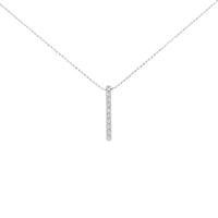 K18WG ダイヤモンド ネックレス 0.20CT