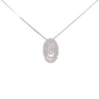 K18WG ダイヤモンド ネックレス 0.40CT