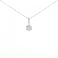 K18WG ダイヤモンド ネックレス 0.50CT