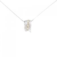 K18WG ダイヤモンド ネックレス 0.65CT