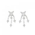 K18WG ダイヤモンド ピアス 0.36CT
