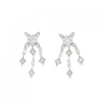 K18WG ダイヤモンド ピアス 0.36CT