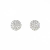 K18WG ダイヤモンド ピアス 0.60CT