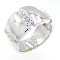K18WG ダイヤモンド リング 0.36CT