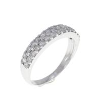 K18WG ダイヤモンド リング 0.50CT