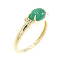 K18YG エメラルド リング 0.70CT