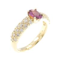 K18YG ガーネット リング