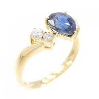 K18YG サファイヤ リング 0.94CT