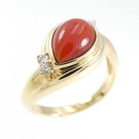 K18YG サンゴ リング