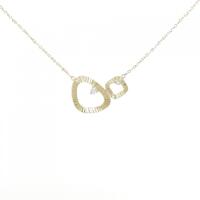 K18YG ダイヤモンド ネックレス 0.08CT