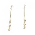 K18YG ダイヤモンド ピアス 0.40CT