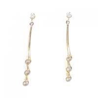 K18YG ダイヤモンド ピアス 0.40CT
