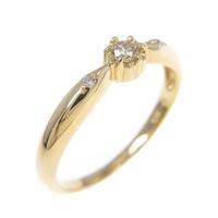 K18YG ダイヤモンド リング