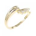 K18YG ダイヤモンド リング 0.04CT