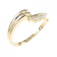 K18YG ダイヤモンド リング 0.04CT