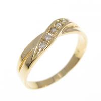 K18YG ダイヤモンド リング 0.04CT