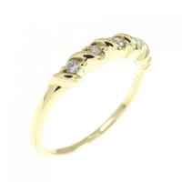 K18YG ダイヤモンド リング 0.08CT