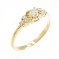 K18YG ダイヤモンド リング 0.11CT