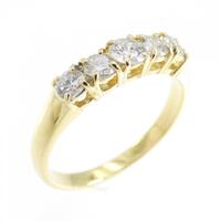 K18YG ダイヤモンド リング 0.50CT