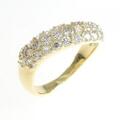 K18YG パヴェ ダイヤモンド リング 1.00CT