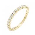 K18YG フルエタニティ ダイヤモンド リング 0.79CT