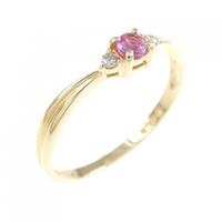 K18YG ルビー リング