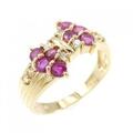 K18YG ルビー リング 0.72CT
