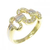 K18YG/PT/K18PG ダイヤモンド リング 0.06CT