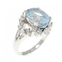 PT アクアマリン リング 2.99CT