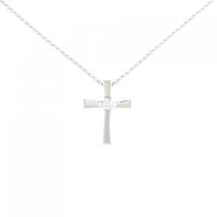 PT クロス ダイヤモンド ネックレス 0.241CT