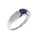 PT サファイヤ リング 0.70CT