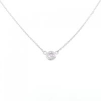 PT ダイヤモンド ネックレス 0.122CT FLPP SI1