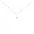 PT ダイヤモンド ネックレス 0.30CT D SI2 マーキスカット