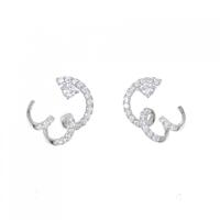 PT ダイヤモンド ピアス 0.515CT