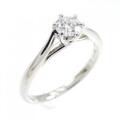 PT ダイヤモンドリング 0.271CT D VVVS2 3EXT H&C