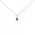 PT ルビー ネックレス 0.66CT