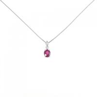 PT ルビー ネックレス 0.66CT