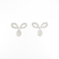 【リメイク】K18WG ダイヤモンド ピアス 0.3CT