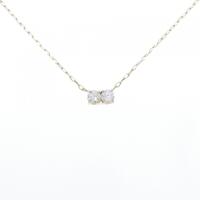 【リメイク】K18YG ダイヤモンド ネックレス 0.16CT